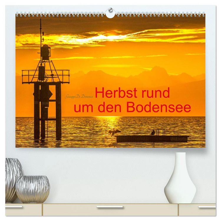 Produktbild: Herbst rund um den Bodensee (hochwertiger Premium Wandkalender 2026 DIN A2 quer), Kunstdruck in Hochglanz