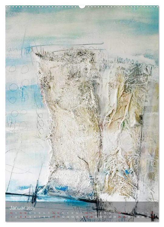Produktbild: Expressive Malerei von Stefanie Rogge (hochwertiger Premium Wandkalender 2026 DIN A2 hoch), Kunstdruck in Hochglanz