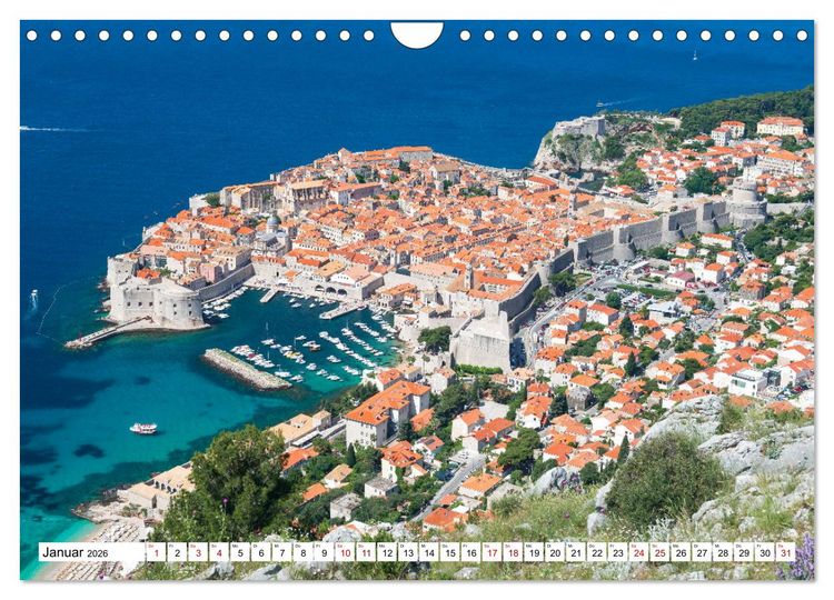 Produktbild: Kroatien - Perle des Balkans (Wandkalender 2026 DIN A4 quer), CALVENDO Monatskalender
