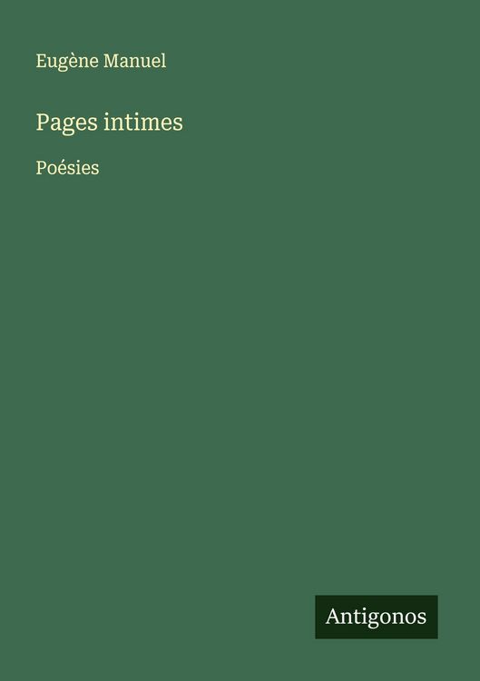 Produktbild: Pages intimes
