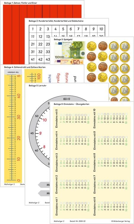 Produktbild: Mathetiger 2 - Arbeitsbeilagen &middot; Neubearbeitung