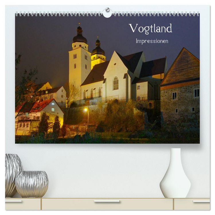 Produktbild: Vogtland - Impressionen (hochwertiger Premium Wandkalender 2026 DIN A2 quer), Kunstdruck in Hochglanz