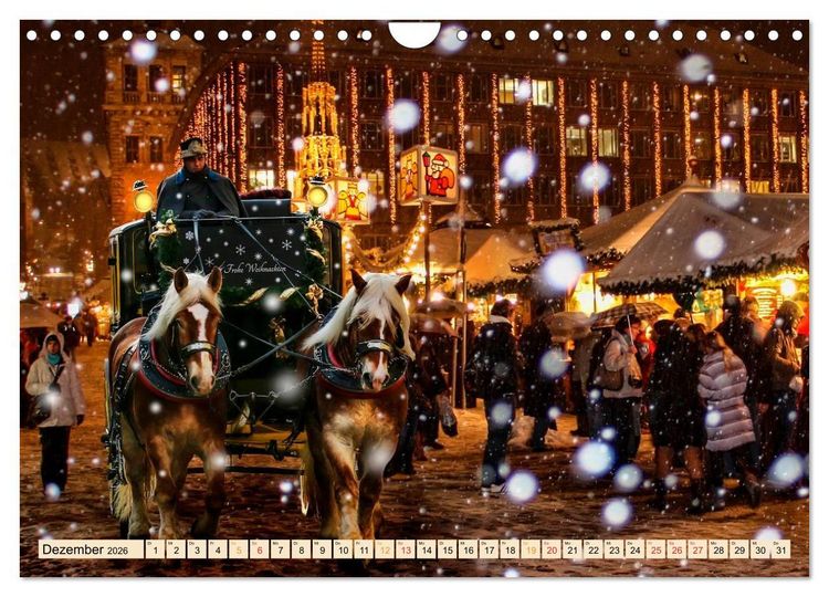 Produktbild: Pferdekutschen - Vorg&auml;nger des Automobils (Wandkalender 2026 DIN A4 quer), CALVENDO Monatskalender