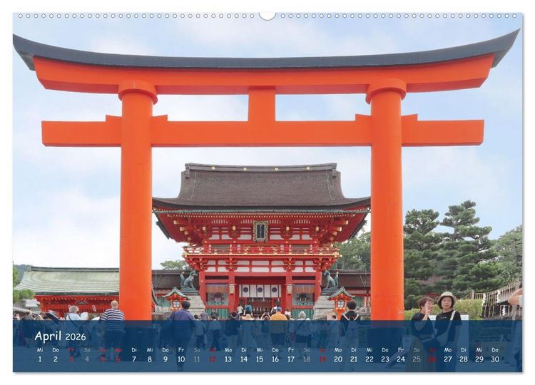 Produktbild: Japan - Impressionen aus dem Land der aufgehenden Sonne (hochwertiger Premium Wandkalender 2026 DIN A2 quer), Kunstdruck in Hochglanz