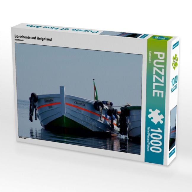 Produktbild: CALVENDO Puzzle B&ouml;rteboote auf Helgoland | 1000 Teile Lege-Gr&ouml;&szlig;e 64x48cm Foto-Puzzle f&uuml;r gl&uuml;ckliche Stunden