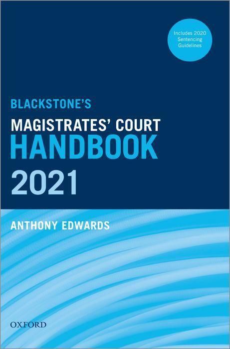 Produktbild: Blackstone's Magistrates' Court Handbook 2021