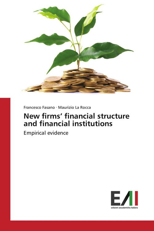 Produktbild: New firms' financial structure and financial institutions