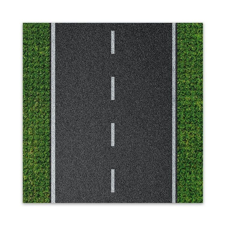 Produktbild: BRIXIES 225005 - Platte 32 x 32 Strasse gerade, Fotorealistische Bauplatte, 1 St&uuml;ck