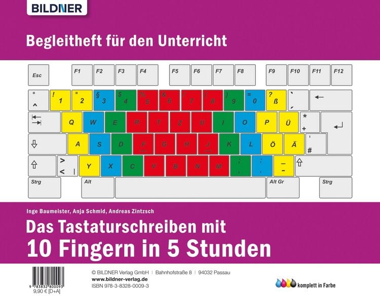 Produktbild: Das Tastaturschreiben mit 10 Fingern in 5 Stunden