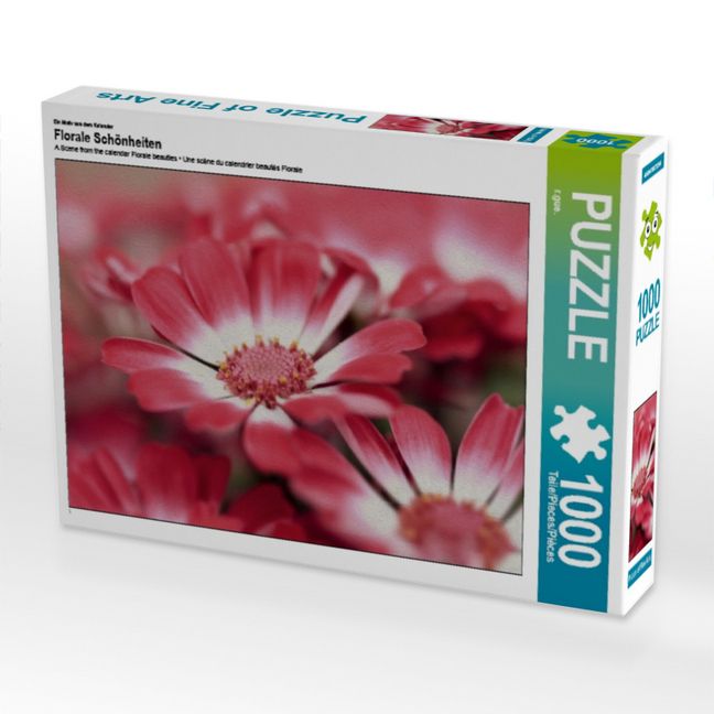 Produktbild: CALVENDO Puzzle Ein Motiv aus dem Kalender Florale Sch&ouml;nheiten | 1000 Teile Lege-Gr&ouml;&szlig;e 64x48cm Foto-Puzzle f&uuml;r gl&uuml;ckliche Stunden