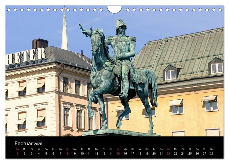 Produktbild: Sommer in Stockholm 2026 (Wandkalender 2026 DIN A4 quer), CALVENDO Monatskalender