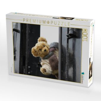 Produktbild: CALVENDO Puzzle Teddy unterwegs | 1000 Teile Lege-Gr&ouml;&szlig;e 64x48cm Foto-Puzzle f&uuml;r gl&uuml;ckliche Stunden