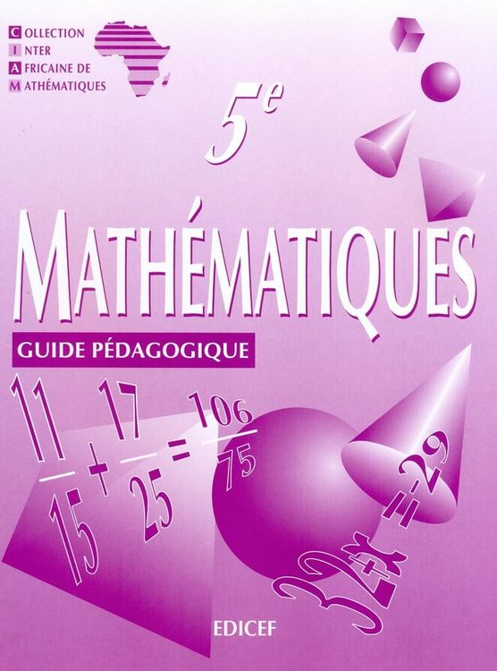 Produktbild: Mathematiques ciam 5e guide