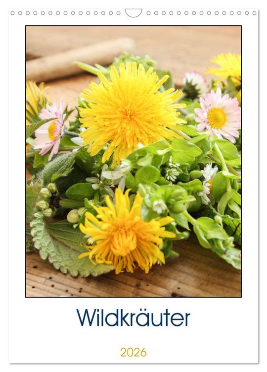 Produktbild: Essbare Wildkr&auml;uter (Wandkalender 2026 DIN A3 hoch), CALVENDO Monatskalender