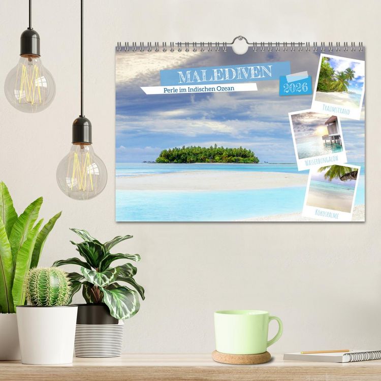 Produktbild: Malediven, Perle im Indischen Ozean (Wandkalender 2026 DIN A4 quer), CALVENDO Monatskalender