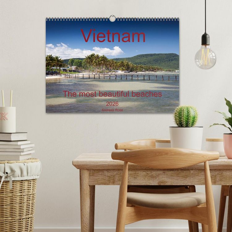 Produktbild: Vietnam`s most beautiful beaches (Wall Calendar 2026 DIN A3 landscape), CALVENDO 12 Month Wall Calendar