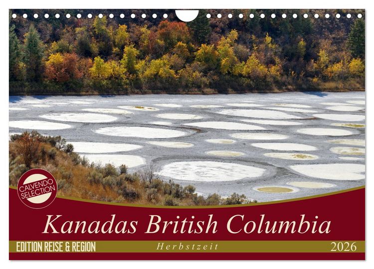 Produktbild: Kanadas British Columbia - Herbstzeit (Wandkalender 2026 DIN A4 quer), CALVENDO Monatskalender