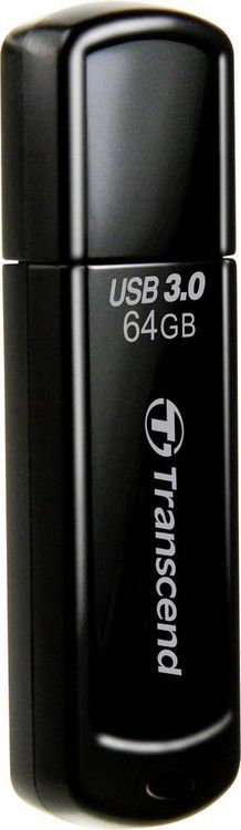 Produktbild: Transcend JetFlash&reg; 700 USB-Stick 64 GB Schwarz TS64GJF700 USB-A (USB 3.2 Gen 1)