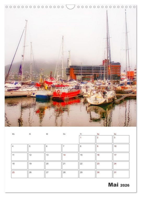 Produktbild: Norwegens K&uuml;stenst&auml;dte - Reiseplaner (Wandkalender 2026 DIN A3 hoch), CALVENDO Monatskalender