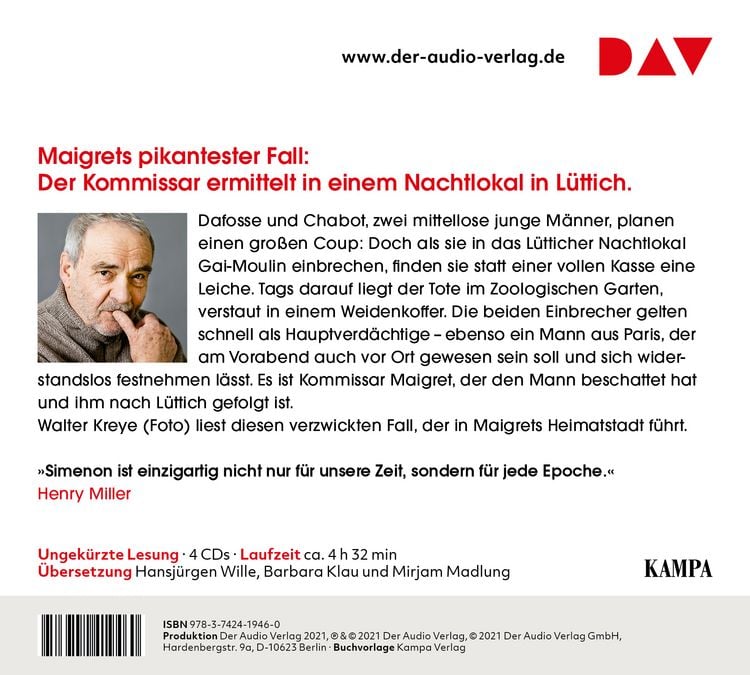 Produktbild: Maigret im Gai-Moulin