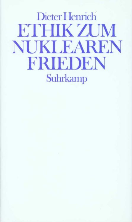 Produktbild: Ethik zum nuklearen Frieden