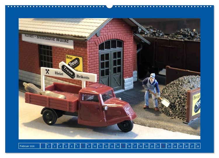 Produktbild: Die Welt der kleinen Autos (Wandkalender 2026 DIN A2 quer), CALVENDO Monatskalender