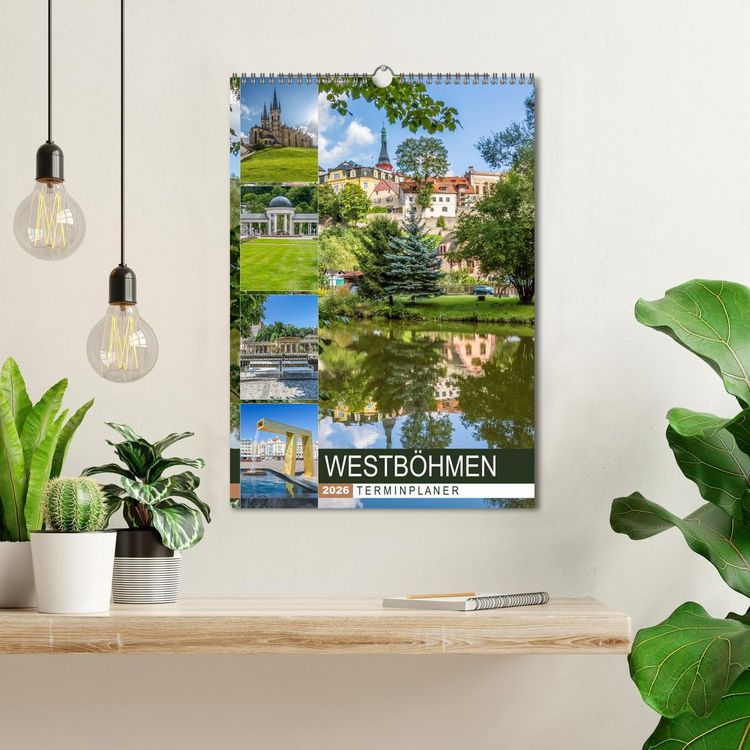 Produktbild: WESTB&Ouml;HMEN Terminplaner (Wandkalender 2026 DIN A3 hoch), CALVENDO Monatskalender