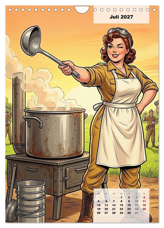 Produktbild: Uniform-Girls (Wandkalender 2027 DIN A4 hoch), CALVENDO Monatskalender
