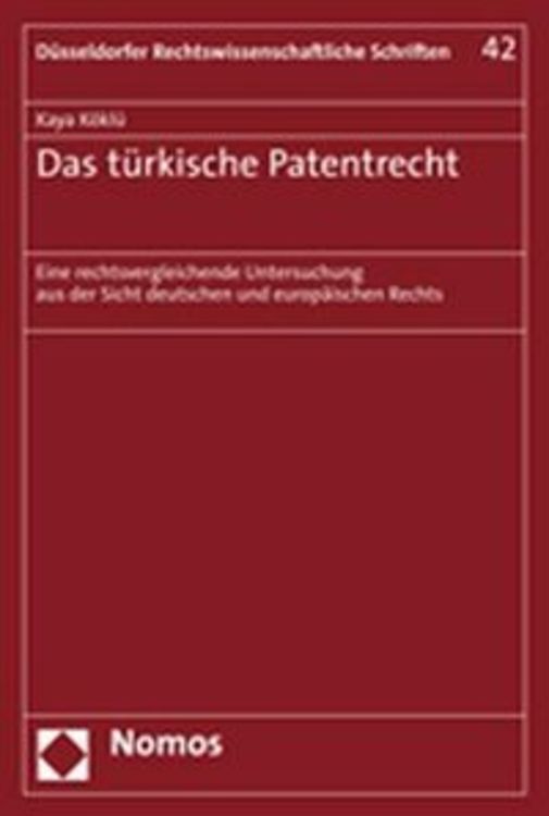 Produktbild: Das t&uuml;rkische Patentrecht
