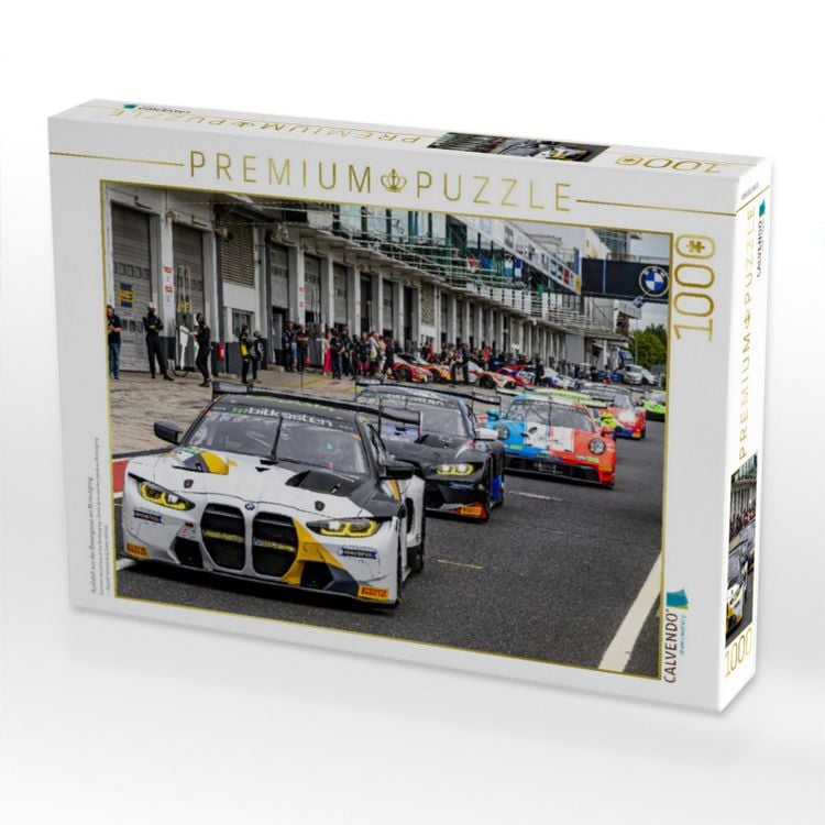Produktbild: CALVENDO Puzzle Ausfahrt aus der Boxengasse am N&uuml;rburgring | 1000 Teile Lege-Gr&ouml;&szlig;e 64x48cm Foto-Puzzle f&uuml;r gl&uuml;ckliche Stunden
