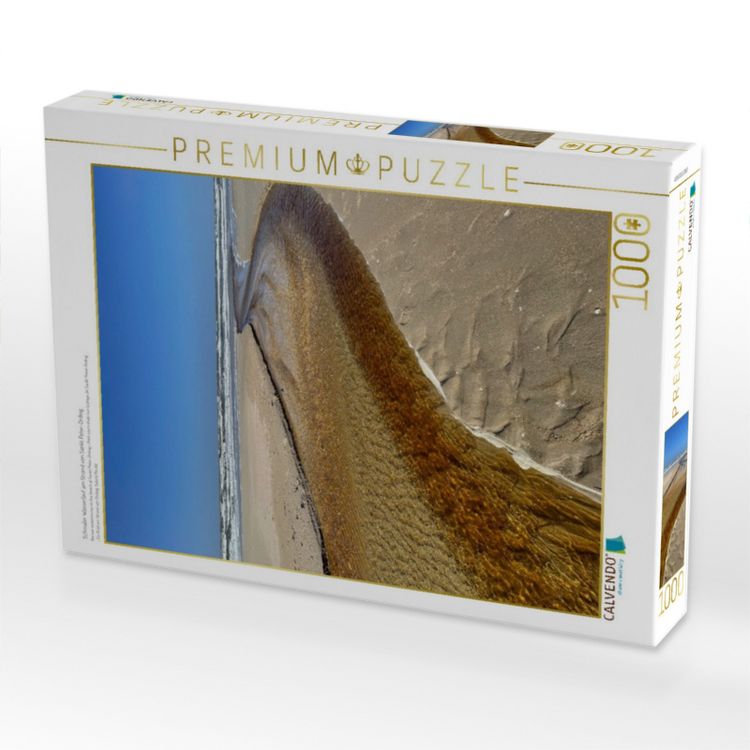 Produktbild: CALVENDO Puzzle Schmaler Wasserlauf am Strand von Sankt Peter-Ording | 1000 Teile Lege-Gr&ouml;&szlig;e 64x48cm Foto-Puzzle f&uuml;r gl&uuml;ckliche Stunden