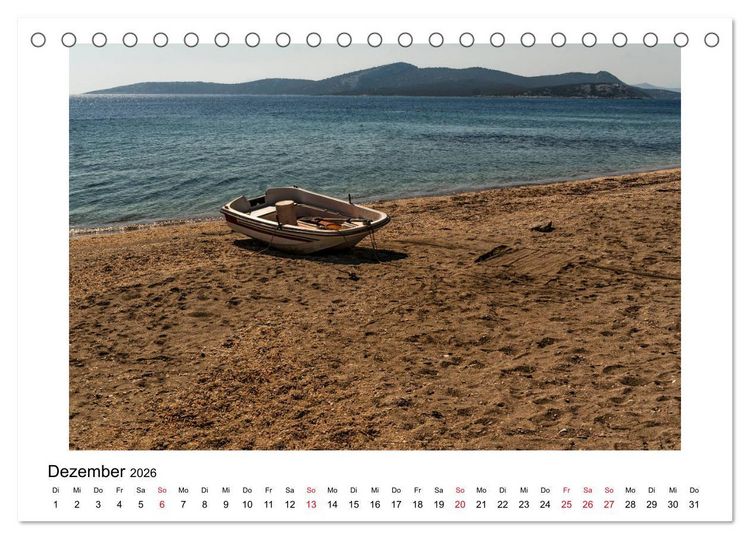 Produktbild: Vertr&auml;umtes Eub&ouml;a - Bilder vom Insels&uuml;den (Tischkalender 2026 DIN A5 quer), CALVENDO Monatskalender