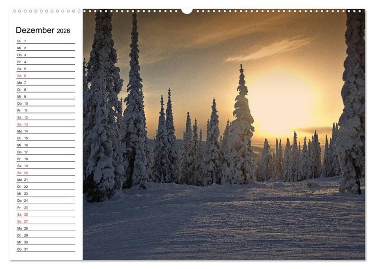 Produktbild: Winterm&auml;rchen. Landschaften im Schnee (Wandkalender 2026 DIN A2 quer), CALVENDO Monatskalender