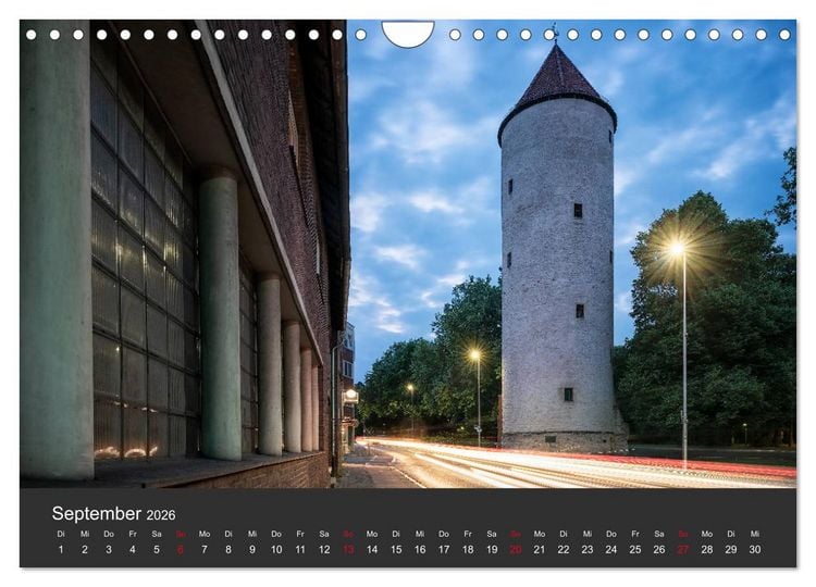 Produktbild: M&uuml;nster mit Licht (Wandkalender 2026 DIN A4 quer), CALVENDO Monatskalender