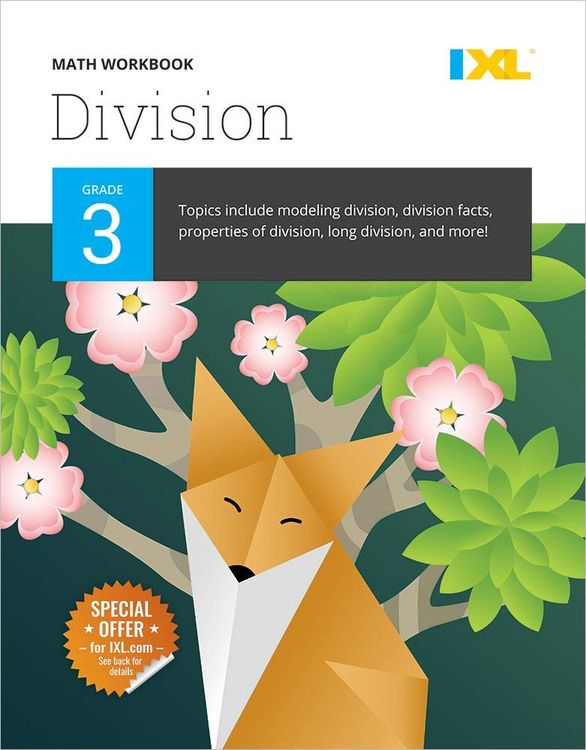 Produktbild: IXL Math Workbook: Grade 3 Division