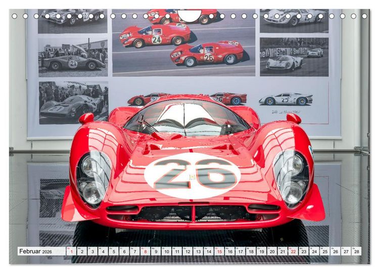 Produktbild: Nationales Auto Museum, Faszination auf R&auml;dern (Wandkalender 2026 DIN A4 quer), CALVENDO Monatskalender