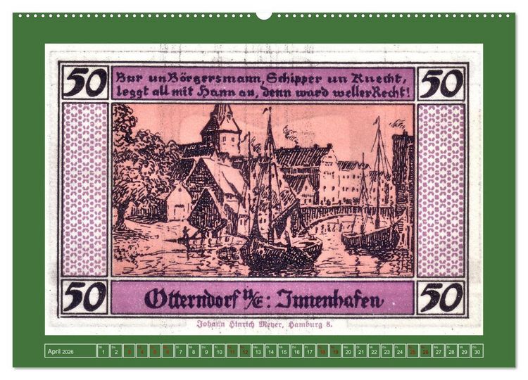 Produktbild: 625 Jahre Otterndorf - Gr&uuml;ne Stadt am Meer (Wandkalender 2026 DIN A2 quer), CALVENDO Monatskalender