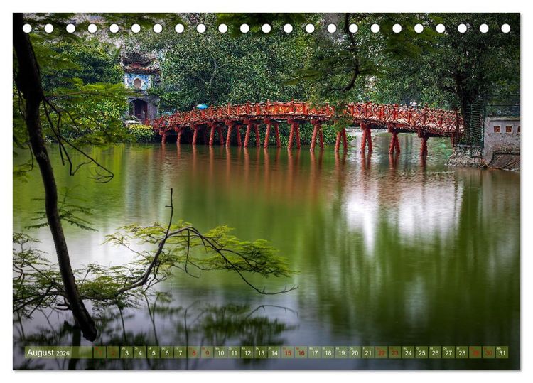 Produktbild: Urbanes Vietnam (Tischkalender 2026 DIN A5 quer), CALVENDO Monatskalender
