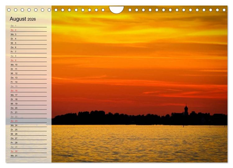 Produktbild: Unterwegs am Bodensee (Wandkalender 2026 DIN A4 quer), CALVENDO Monatskalender