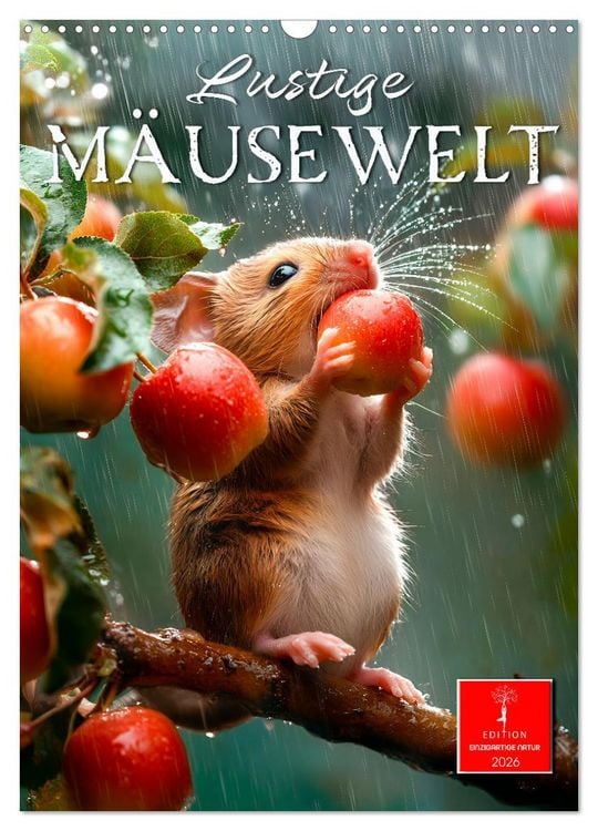 Produktbild: Lustige M&auml;usewelt (Wandkalender 2026 DIN A3 hoch), CALVENDO Monatskalender