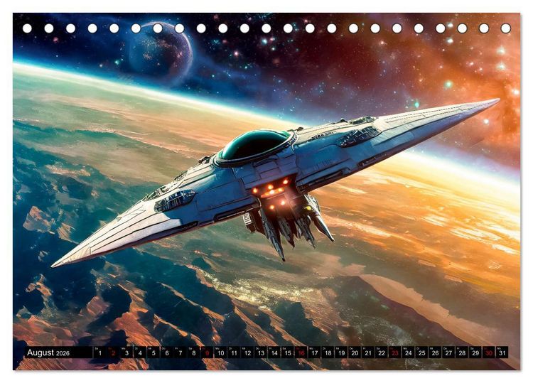 Produktbild: Mobilit&auml;t im All (Tischkalender 2026 DIN A5 quer), CALVENDO Monatskalender