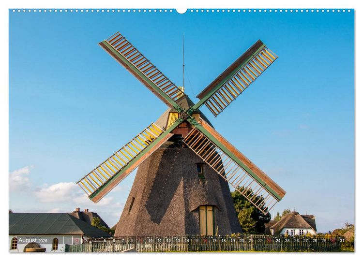 Produktbild: Amrum Insel am Wattenmeer (Wandkalender 2026 DIN A2 quer), CALVENDO Monatskalender