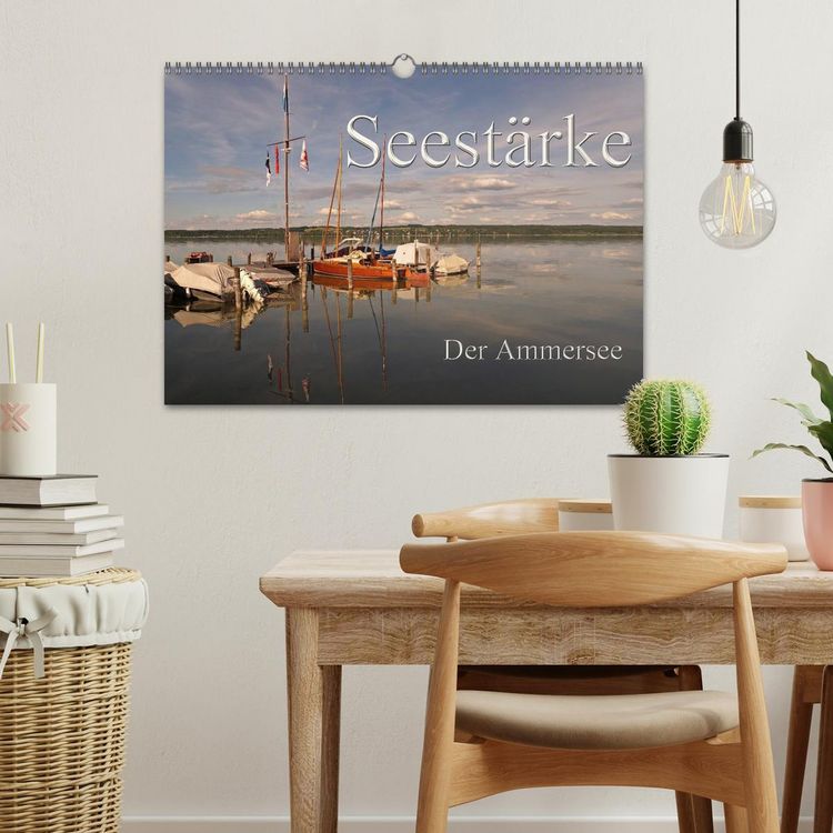 Produktbild: Seest&auml;rke - Der Ammersee (Wandkalender 2026 DIN A3 quer), CALVENDO Monatskalender