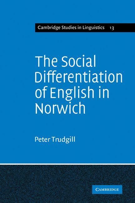 Produktbild: The Social Differentiation of English in Norwich