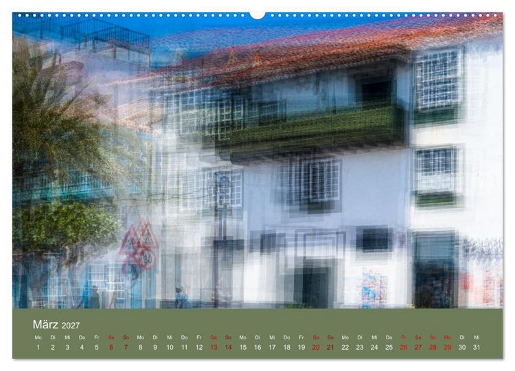 Produktbild: Architektur der Kanaren - Fotografie trifft Impressionismus (hochwertiger Premium Wandkalender 2027 DIN A2 quer), Kunstdruck in Hochglanz