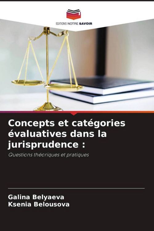 Produktbild: Concepts et cat&eacute;gories &eacute;valuatives dans la jurisprudence :