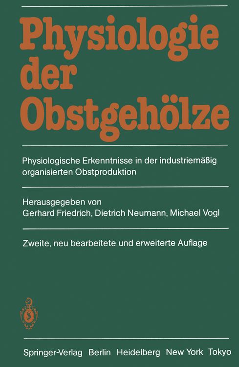 Produktbild: Physiologie der Obstgeh&ouml;lze