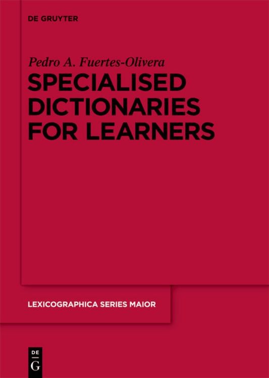 Produktbild: Specialised Dictionaries for Learners