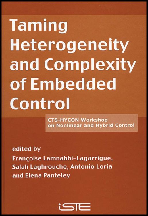 Produktbild: Taming Heterogeneity and Complexity of Embedded Control