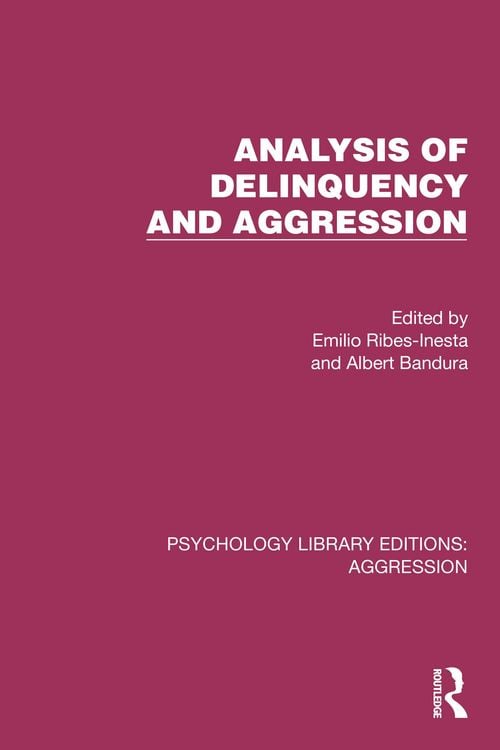 Produktbild: Analysis of Delinquency and Aggression